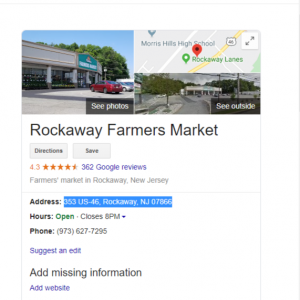 Morris County NJ Cheapest Freshest  Farmers Market :